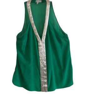 Robert Rodriguez Green Blouse